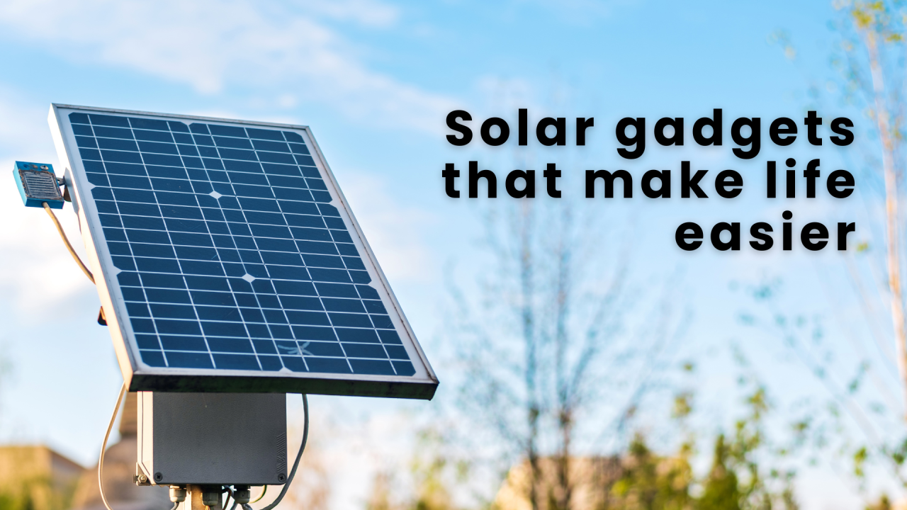 Solar Powered Gadgets Leomart